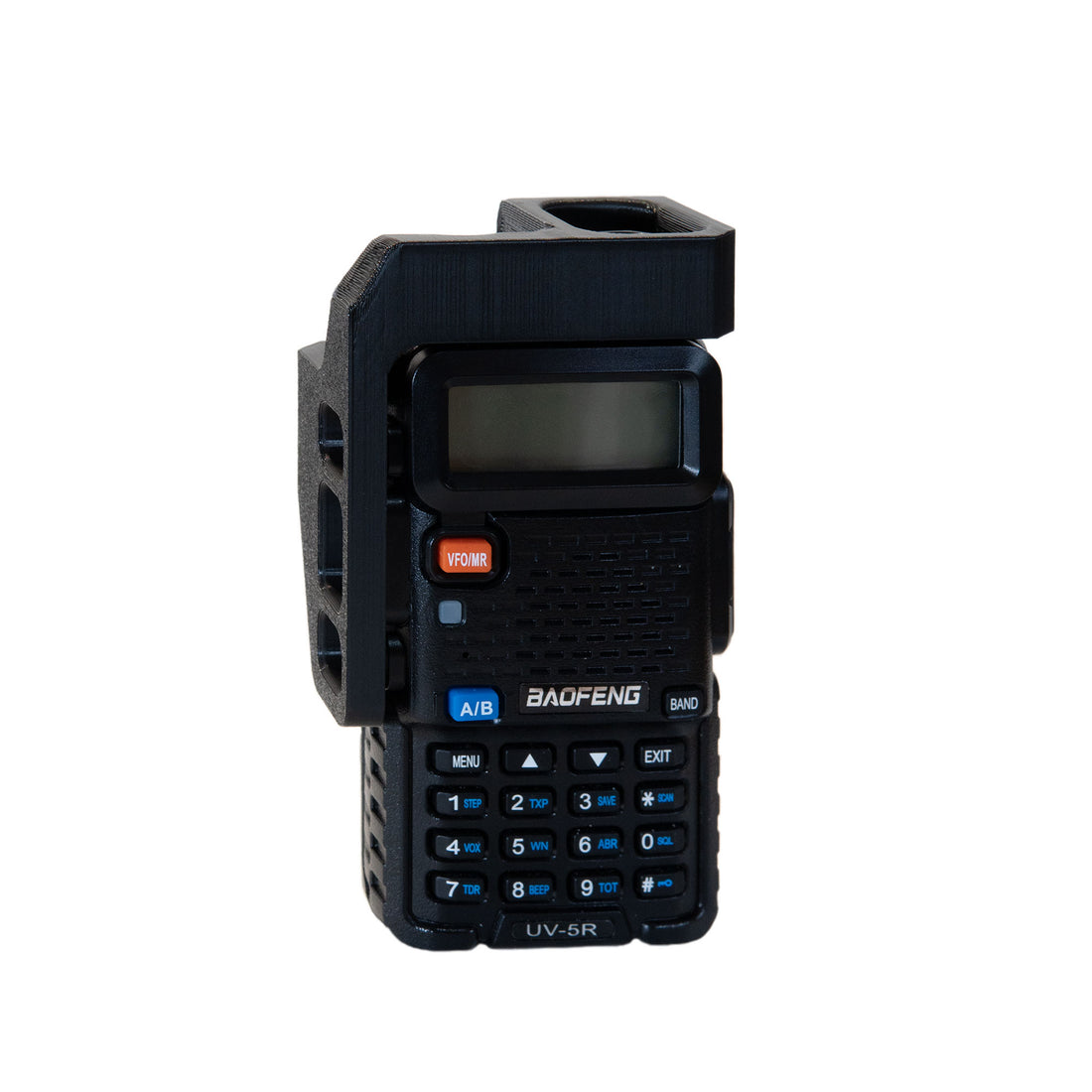 Baofeng UV-5R Exoskeleton on radio