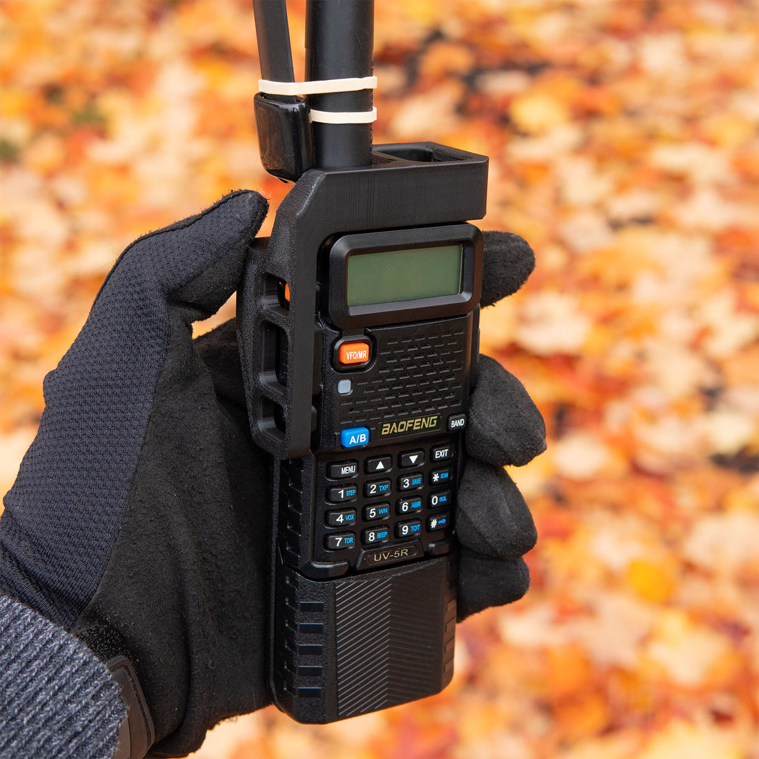 Baofeng UV-5R Exoskeleton outside